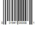 Barcode Image for UPC code 001941000081