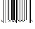 Barcode Image for UPC code 001945000063