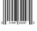 Barcode Image for UPC code 001947300970