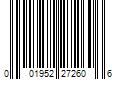 Barcode Image for UPC code 001952272606