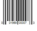 Barcode Image for UPC code 001959000073