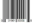 Barcode Image for UPC code 001961000085