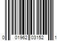 Barcode Image for UPC code 001962031521