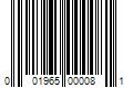 Barcode Image for UPC code 001965000081