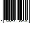 Barcode Image for UPC code 0019655450016