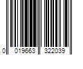 Barcode Image for UPC code 0019663322039