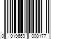 Barcode Image for UPC code 0019669000177