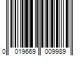 Barcode Image for UPC code 0019669009989