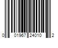 Barcode Image for UPC code 001967240102