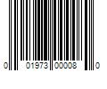 Barcode Image for UPC code 001973000080