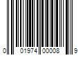 Barcode Image for UPC code 001974000089