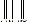 Barcode Image for UPC code 0019781819060