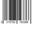 Barcode Image for UPC code 0019783193366