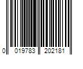 Barcode Image for UPC code 0019783202181