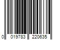 Barcode Image for UPC code 0019783220635