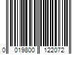 Barcode Image for UPC code 0019800122072