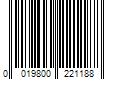 Barcode Image for UPC code 0019800221188