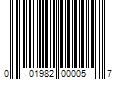 Barcode Image for UPC code 001982000057