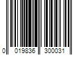 Barcode Image for UPC code 0019836300031