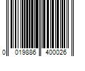 Barcode Image for UPC code 00198864000264