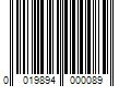 Barcode Image for UPC code 0019894000089