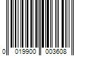 Barcode Image for UPC code 0019900003608