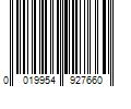 Barcode Image for UPC code 0019954927660