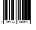 Barcode Image for UPC code 0019962040122