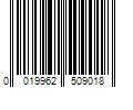 Barcode Image for UPC code 0019962509018