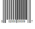 Barcode Image for UPC code 002000000097