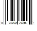 Barcode Image for UPC code 002000000561