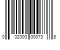 Barcode Image for UPC code 002000000738