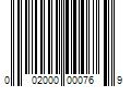 Barcode Image for UPC code 002000000769