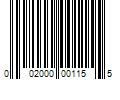 Barcode Image for UPC code 002000001155