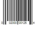 Barcode Image for UPC code 002000001254