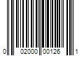 Barcode Image for UPC code 002000001261