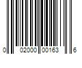 Barcode Image for UPC code 002000001636