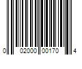 Barcode Image for UPC code 002000001704