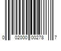 Barcode Image for UPC code 002000002787