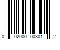 Barcode Image for UPC code 002000003012