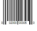 Barcode Image for UPC code 002000003050