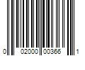 Barcode Image for UPC code 002000003661