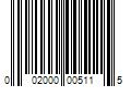 Barcode Image for UPC code 002000005115