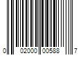 Barcode Image for UPC code 002000005887