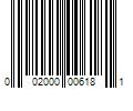 Barcode Image for UPC code 002000006181