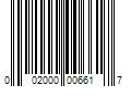 Barcode Image for UPC code 002000006617