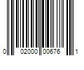 Barcode Image for UPC code 002000006761