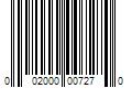 Barcode Image for UPC code 002000007270