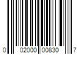 Barcode Image for UPC code 002000008307