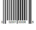 Barcode Image for UPC code 002001000065